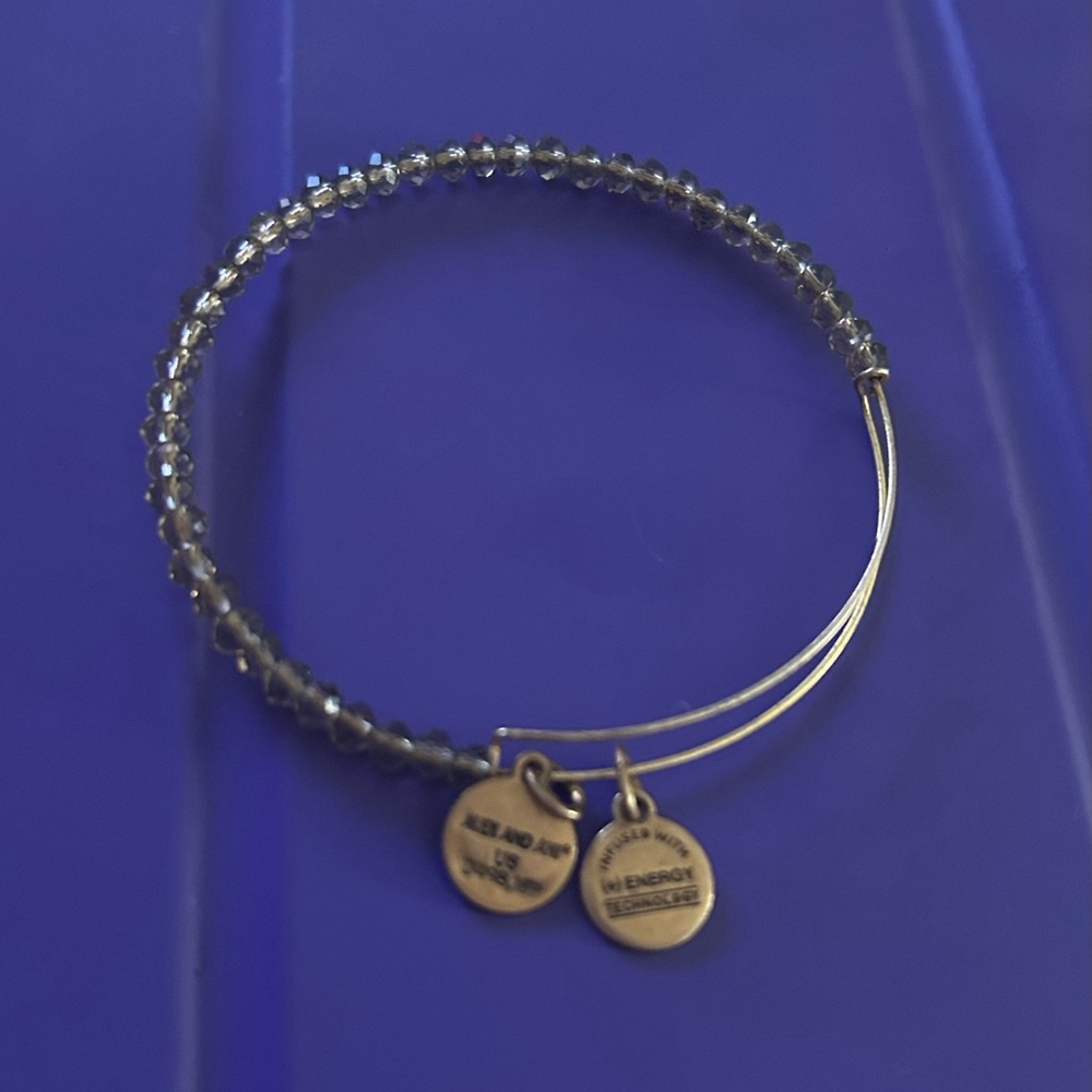 Alex & Ani Amber Bead Bracelet Gold